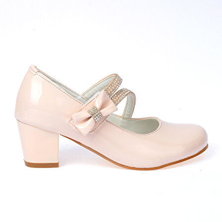 Kiko 750 Rugan Günlük Kız Çocuk 4 Cm Topuk Babet Ayakkabı