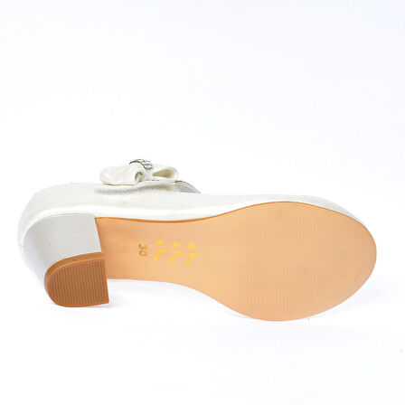 Kiko Kids 750 Cilt Günlük Kız Çocuk 4 Cm Topuklu Babet Ayakkabı