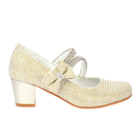 Kiko Kids 750 Çupra Günlük Kız Çocuk 4 Cm Topuklu Babet Ayakkabı