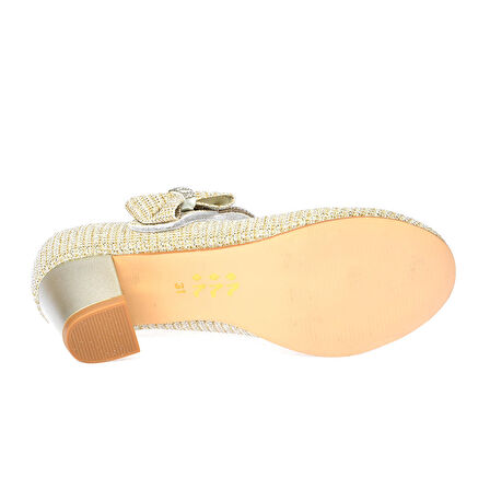 Kiko Kids 750 Çupra Günlük Kız Çocuk 4 Cm Topuklu Babet Ayakkabı