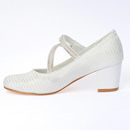 Kiko Kids 750 Çupra Günlük Kız Çocuk 4 Cm Topuklu Babet Ayakkabı