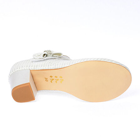 Kiko Kids 750 Çupra Günlük Kız Çocuk 4 Cm Topuklu Babet Ayakkabı