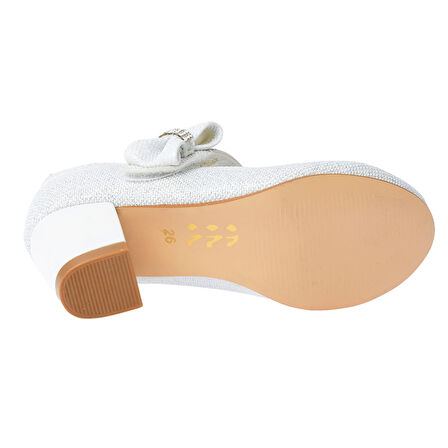 Kiko 750 Simli Günlük Kız Çocuk 4 Cm Topuk Babet Ayakkabı