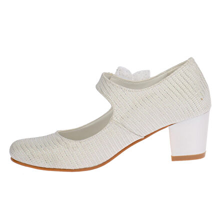 Kiko Kids 751 Çupra Günlük Kız Çocuk 4 Cm Topuklu Babet Ayakkabı