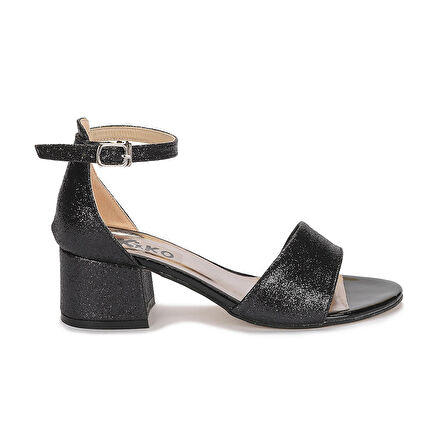 Kiko 769 Kum Simli Günlük Kız Çocuk 4 Cm Topuk Sandalet Ayakkabı