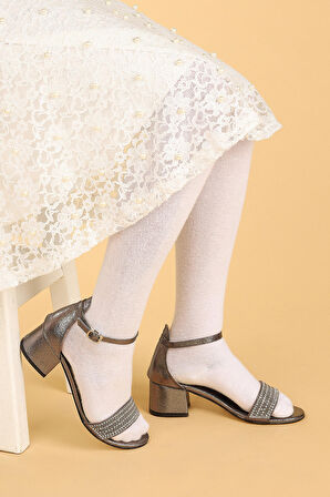 Kiko 761 Çatlak Günlük Kız Çocuk 3 Cm Topuk Sandalet Ayakkabı