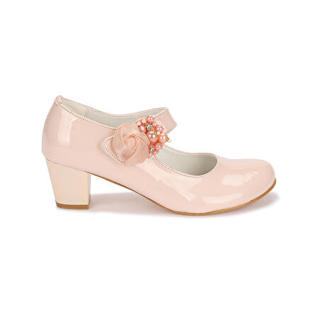 Kiko 751 Rugan Günlük Kız Çocuk 4 Cm Topuk Babet Ayakkabı