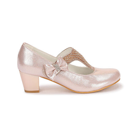 Kiko 755 Vakko Günlük Kız Çocuk 4 Cm Topuk Babet Ayakkabı