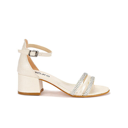 Kiko 766 Çatlak Günlük Kız Çocuk 3 Cm Topuk Sandalet Ayakkabı