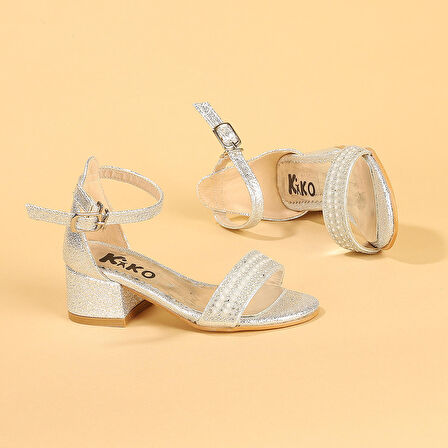 Kiko 765 Çatlak Günlük Kız Çocuk 3 Cm Topuk Sandalet Ayakkabı