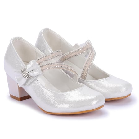 Kiko Kids 750 Vakko Günlük Kız Çocuk 4 Cm Topuklu Babet Ayakkabı