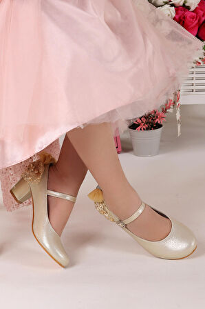 Kiko Kids Günlük Kız Çocuk 4 Cm Topuklu Ayakkabı 754 Vakko