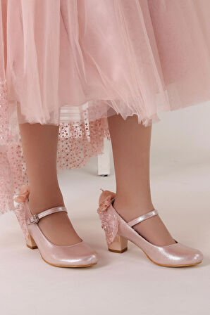 Kiko Kids Günlük Kız Çocuk 4 Cm Topuklu Ayakkabı 754 Vakko