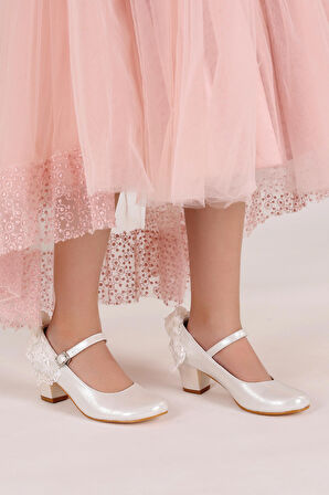 Kiko Kids Günlük Kız Çocuk 4 Cm Topuklu Ayakkabı 754 Vakko