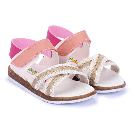 Kiko Şb 2687-91 Orto pedik Kız Çocuk Bebe Sandalet Terlik