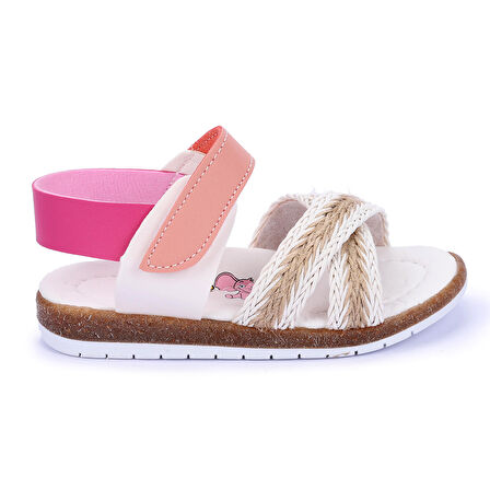 Kiko Şb 2687-91 Orto pedik Kız Çocuk Bebe Sandalet Terlik