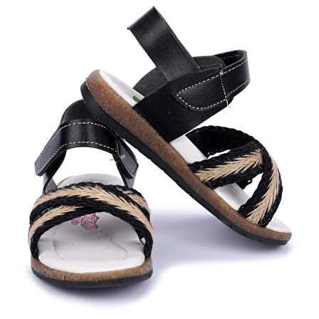 Kiko Şb 2687-91 Orto pedik Kız Çocuk Bebe Sandalet Terlik