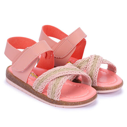 Kiko Şb 2687-91 Orto pedik Kız Çocuk Bebe Sandalet Terlik