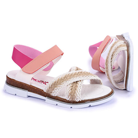 Kiko Kids Şb 2843-47 Orto pedik Kız Çocuk Sandalet Terlik