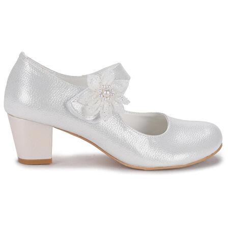 Kiko Kids 751 Vakko Günlük Kız Çocuk 4 Cm Topuklu Babet Ayakkabı