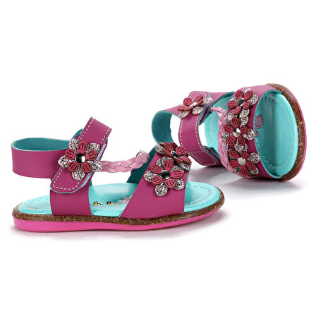 Kiko Kids Şb 2729-35 Günlük Kız Çocuk İlk Adım Sandalet Terlik