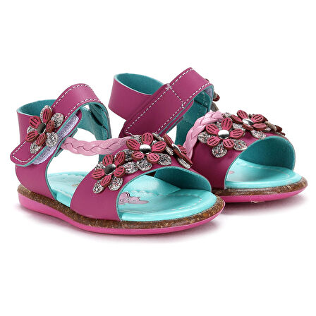 Kiko Kids Şb 2729-35 Günlük Kız Çocuk İlk Adım Sandalet Terlik
