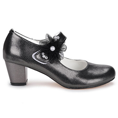 Kiko Kids 751 Vakko Günlük Kız Çocuk 4 Cm Topuklu Babet Ayakkabı