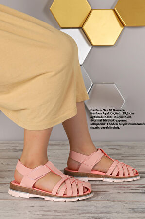 Kiko Şb 2430-39 Orto pedik Kız Çocuk Sandalet Terlik