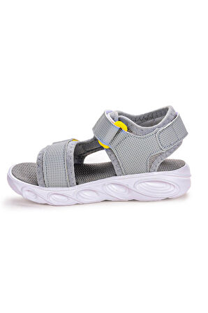Kiko Kids 103 Işıklı Erkek Çocuk Cırtlı Sandalet Ayakkabı