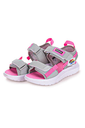 Kiko Kids Cırtlı Yürüyüş Kız/Erkek Çocuk Sandalet 200