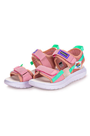 Kiko Kids Cırtlı Yürüyüş Kız/Erkek Çocuk Sandalet 200