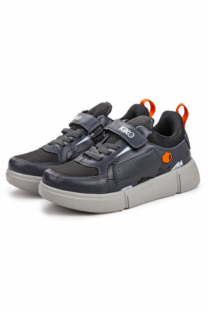 Kiko Kids Cırtlı Fileli Kız/Erkek Çocuk Spor Ayakkabı 3013