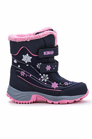 Kiko Kids Kartanesi Cırtlı Kız Çocuk Kar Bot Soğuk Suya Dayanıklı