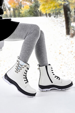 Kiko Kids Termo Taban Kız Çocuk Bot 621 Kırışık Taşlı