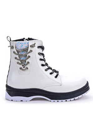 Kiko Kids Termo Taban Kız Çocuk Bot 621 Kırışık Taşlı