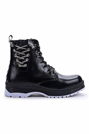 Kiko Kids Termo Taban Kız Çocuk Bot 621 Kırışık Taşlı