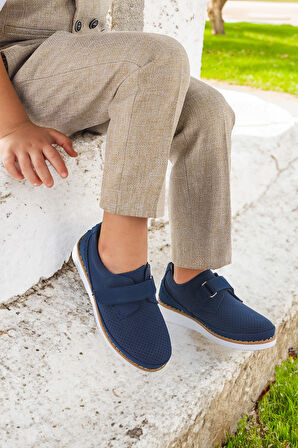 Kiko Kids Cırtlı Erkek Bebek Sünnet Ayakkabısı 100 Nubuk