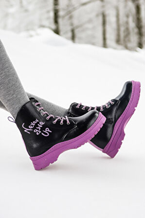 Kiko Kids Termo Taban Kız Çocuk Bot 610 Çatlak