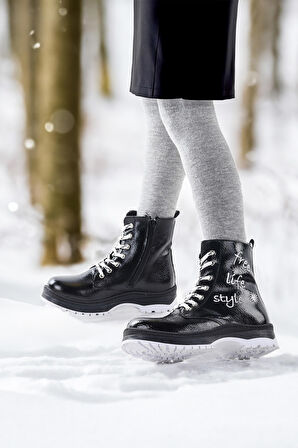 Kiko Kids Termo Taban Kız Çocuk Bot 610-1 Çatlak