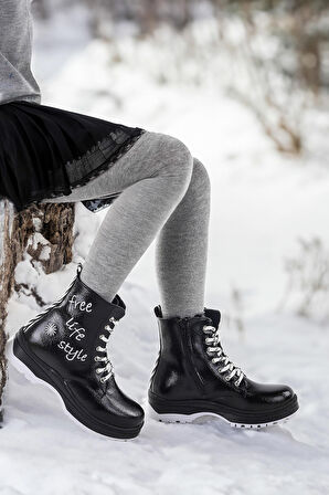 Kiko Kids Termo Taban Kız Çocuk Bot 610-1 Çatlak