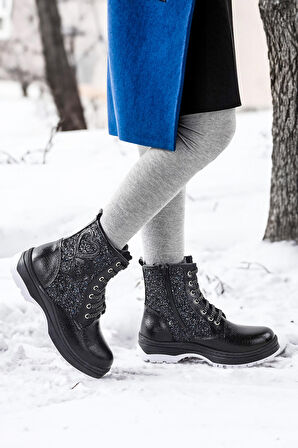 Kiko Kids 612 Vakko Termo Taban Kız Çocuk Bot Ayakkabı