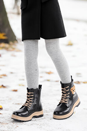 Kiko Kids Termo Taban Kız Çocuk Bot 625 Kırışık Cilt