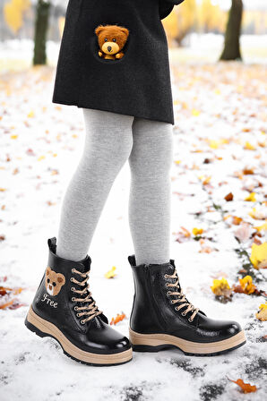 Kiko Kids Termo Taban Kız Çocuk Bot 625 Kırışık Cilt