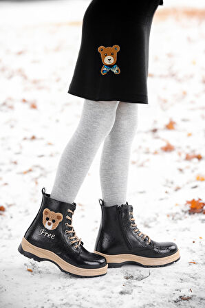 Kiko Kids Termo Taban Kız Çocuk Bot 625 Kırışık Cilt