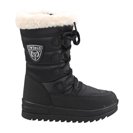 Kiko Kids İçi Termal Kürklü Kız Çocuk Kar Botu Ayakkabı Twg 995