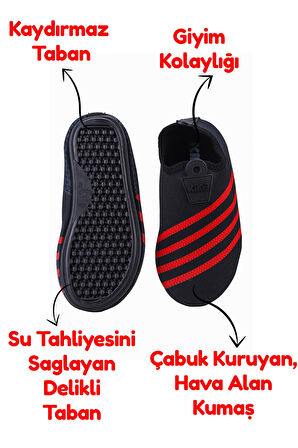 Kiko Kids Point Havuz Plaj Erkek Çocuk Deniz Ayakkabısı 7514