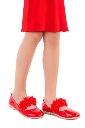 Kiko Kids Cilt Rugan Kız Bebek Babet Ayakkabı Arç 02