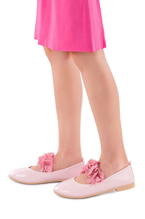 Kiko Kids Rugan Kız Çocuk Babet Ayakkabı Arç 02