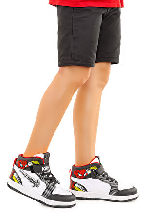 Kiko Kids Tesan Cırtlı Günlük Erkek Çocuk Spor Ayakkabı