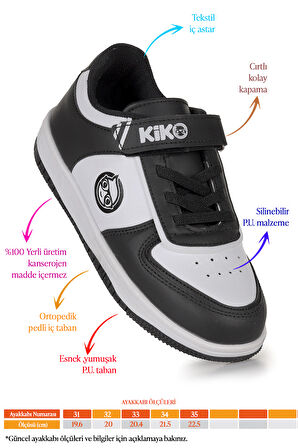  Retka Cırtlı Günlük Erkek Çocuk Spor Ayakkabı